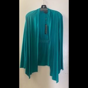 🌟 Open Cardigan with Convertible Sleeve